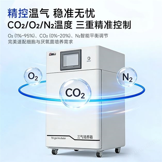 三氣培養(yǎng)箱低氧胚胎缺氧恒溫箱可控氣體濃度