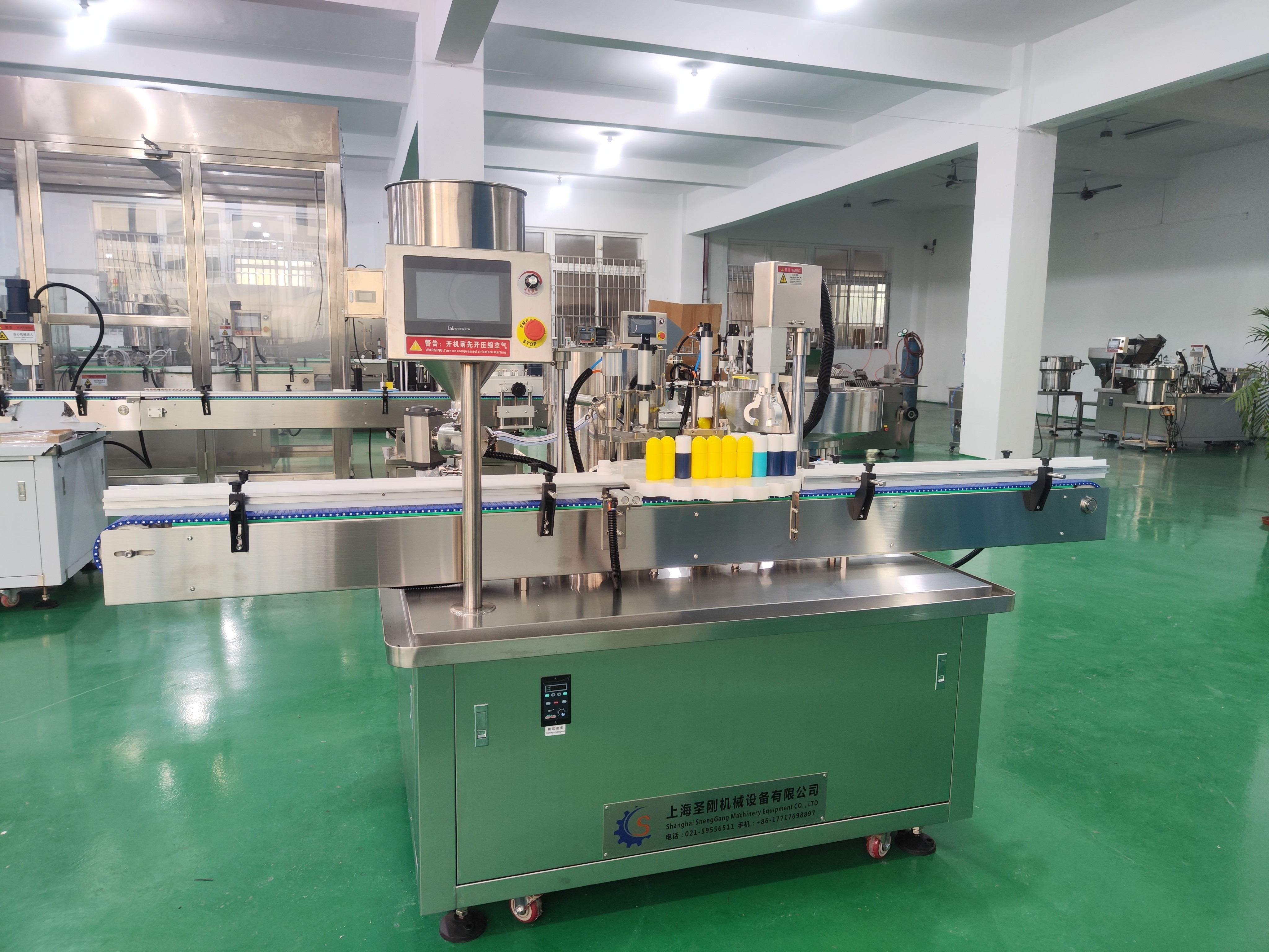 公司拓宽产品线 滚珠瓶凝胶灌装设备批量量产